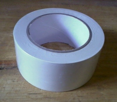 Lepící páska podlahová lemovací - bílá 50 mm x 33 m