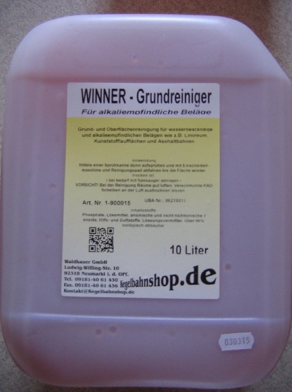 Cistící prípravek na  dráhy -  WINNER  10 l